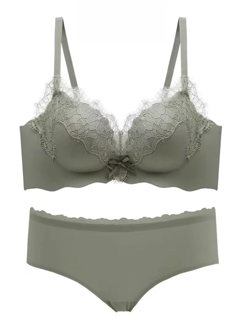 Seamless race bra シームレスブラ カーキ - 画像 (2)