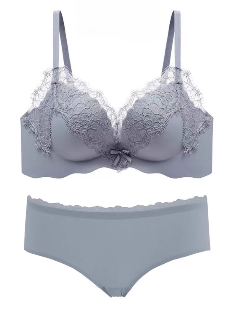 Seamless race bra シームレスブラ ブルー - 画像 (2)