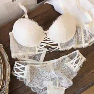 Cross push up bra ホワイト