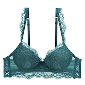 Push Up bra プッシュアップブラ グリーン - 画像 (5)